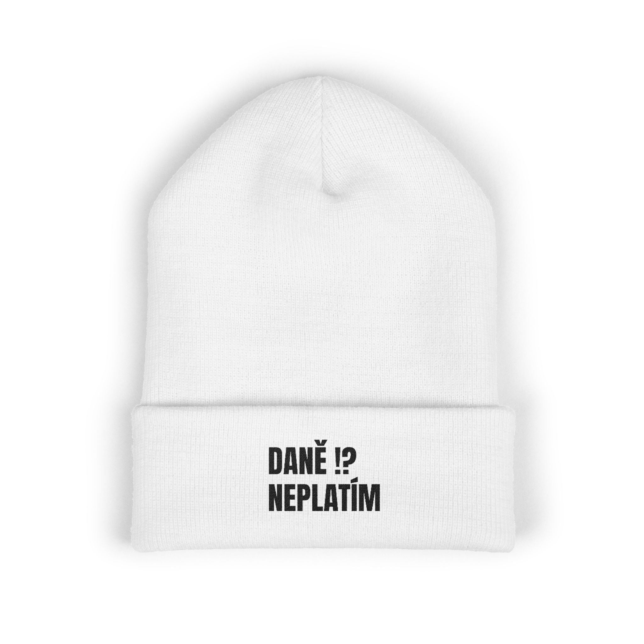 „DANĚ?! NEPLATÍM!“ čepice