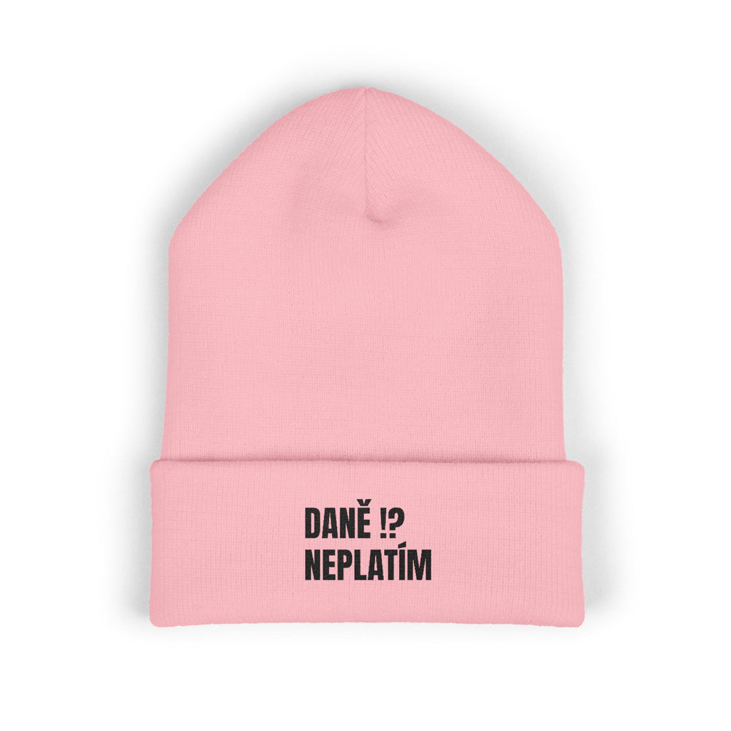 „DANĚ?! NEPLATÍM!“ čepice